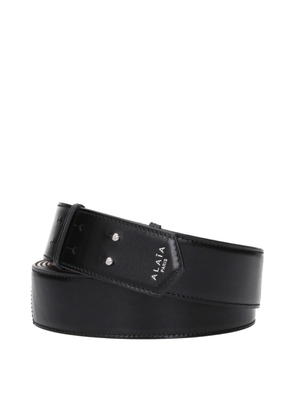 Alaïa Black Leather Regular Belts - 80 cm / 32 Inches