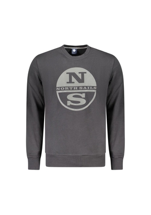 North Sails Black Cotton Sweatshirt - M