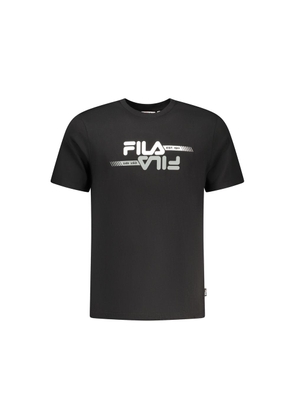 Fila Black Cotton Men's T-Shirt - M