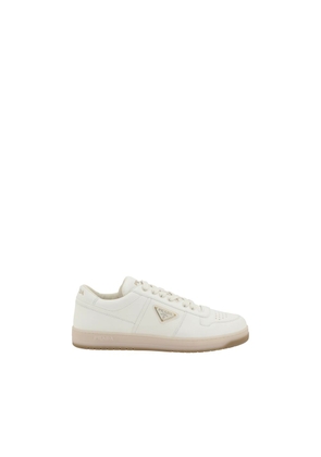 Prada White Calf Leather Bos Taurus Low Top Sneakers - EU39/US6