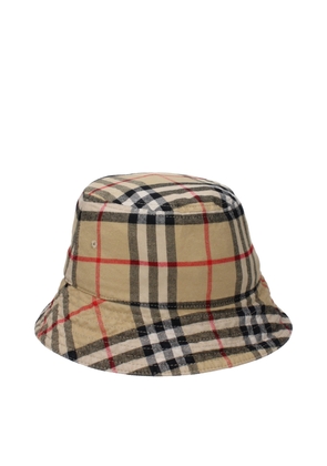 Burberry Beige Cotton Bucket Hat - M