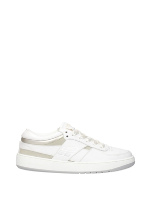 Givenchy White Leather Low Top Sneakers - EU38/US8