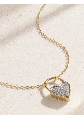 Yvonne Léon - Cadenas Coeur 18-karat Gold Diamond Necklace - One size