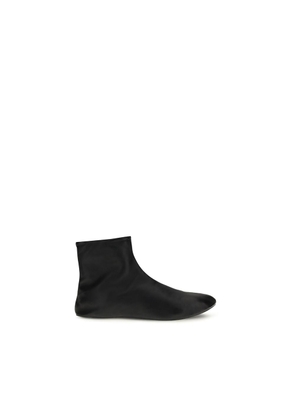 The Row Black Lamb Ovis Aries Aries Ankle Boots - EU37/US7