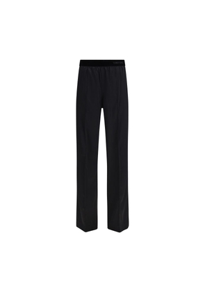 Tom Ford Black Silk Casual Pants - L