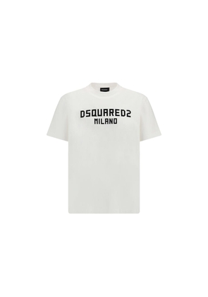 Dsquared² White Cotton T-Shirt - M