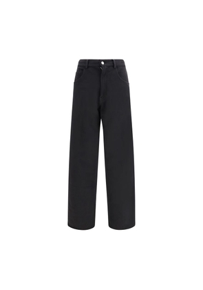 MM6 Black Cotton Athletic Pants - L