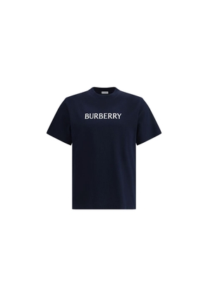 Burberry Blue Cotton T-Shirt - M