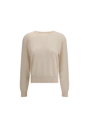 Lisa Yang Cream Fleece Wool Sweatshirt - 1