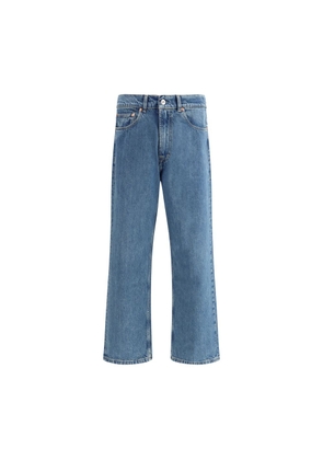 Our Legacy Blue Cotton Tapered Jeans - 34