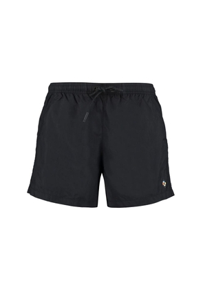 Marcelo Burlon Black Polyamide Short And Mini Shorts - S