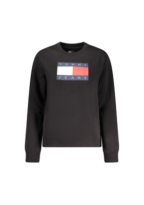 Tommy Hilfiger Black Cotton Sweatshirt - XS