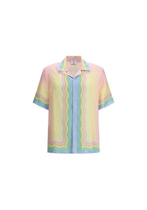Casablanca Multicolor Silk Pattern Shirt - M