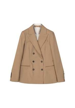 Brunello Cucinelli Brown Wool Coat - 40