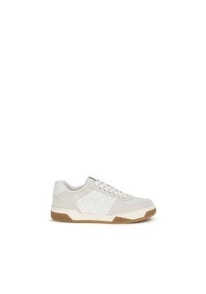 Valentino Garavani White Calf Leather Bos Taurus Athletic Sneakers - EU40.5/US7.5