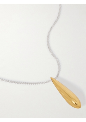 AGMES - Audrey Recycled Sterling Silver And Gold Vermeil Necklace - One size