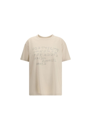 Margiela Beige Cotton T-Shirt - M