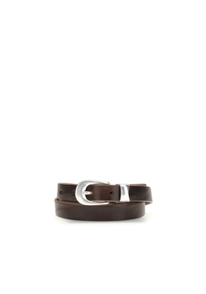Our Legacy Brown Calf Leather Bos Taurus Regular Belt - 90 cm / 36 Inches
