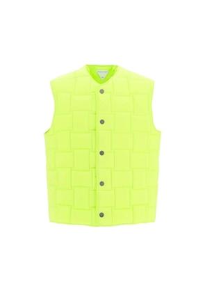 Bottega Veneta Bicolor Polyamide Sleveless Jacket - M