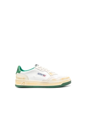 Autry White Leather Low Top Sneakers - EU36/US6