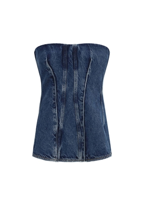 Agolde Blue Cotton Top - XS