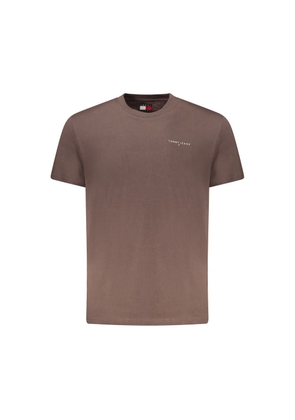 Tommy Hilfiger Marrone Cotton Mens T-Shirt - M