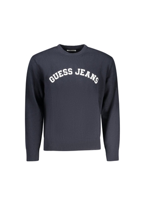 Guess Jeans Blue Cotton Men's Sweater - L