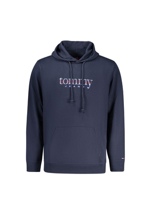 Tommy Hilfiger Blue Cotton Men's Sweatshirt - M