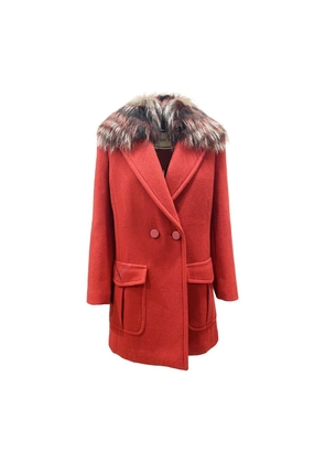 Fendi Multicolor Virgin Wool Coat - 40