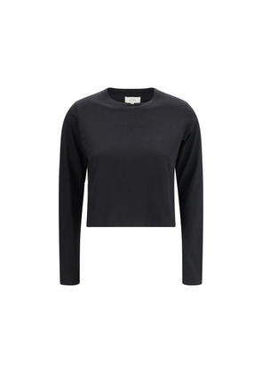 Loulou De Saison Black Cotton Long Sleeve T-Shirt - M