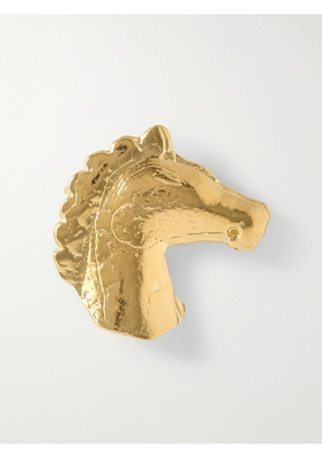 YSSO - Equestrian Dream Gold-plated Brooch - One size