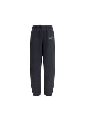 Alexander Wang Black Cotton Joggers (Workout Pants) - S