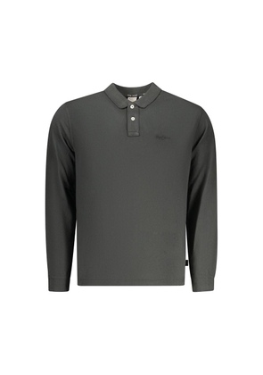 Pepe Jeans Black Cotton Polo Shirt - M