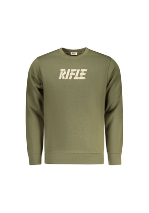 Rifle Blu Cotton Men Shirt - L