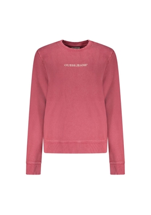 Guess Jeans Red Cotton Women Sweatshirt - M