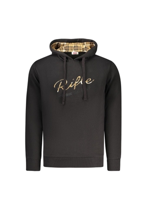 Rifle Black Cotton Men's Sweatshirt - L