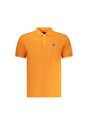 North Sails Arancione Cotton Men Polo - M
