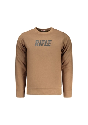 Rifle Marrone Cotton Men Sweatshirt - L