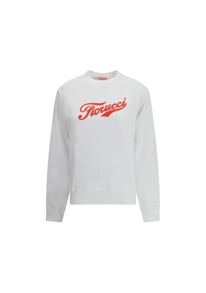 Fiorucci White Cotton Sweatshirt - XS
