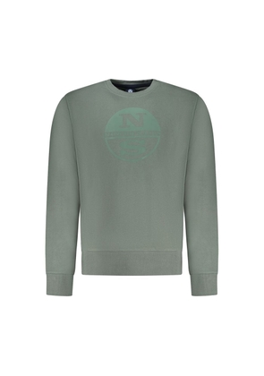 North Sails Verde Cotton Men Sweatshirt - M
