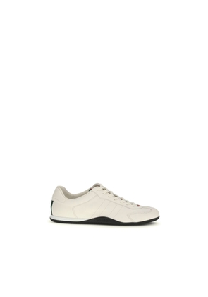 Gucci White Calf Leather Bos Taurus Low Top Sneakers - EU39.5/US6.5