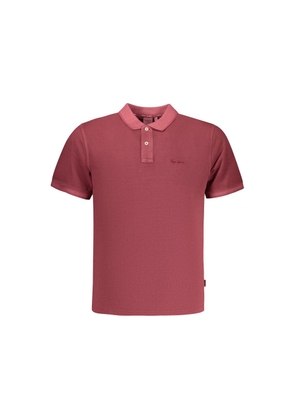 Pepe Jeans Red Cotton Polo Shirt - M