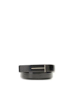 Tom Ford Black Goatskin Regular Belt - 85 cm / 34 Inches