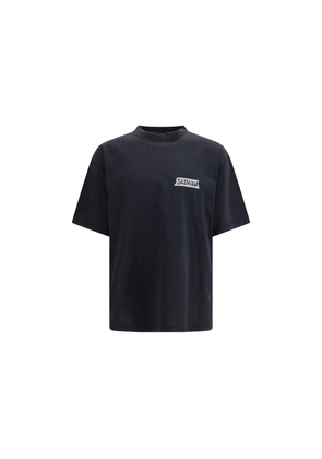Balenciaga Black Cotton T-Shirt - M