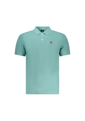 North Sails Blue Cotton Polo Shirt - M
