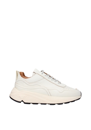 Buttero White Leather Low Top Sneakers - EU39.5/US6.5