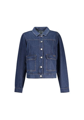 Pepe Jeans Blu Cotton Women Jacket - S