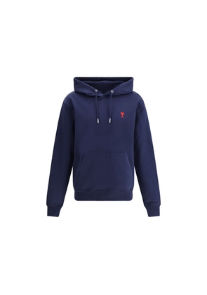 Ami Paris Blue Cotton Sweatshirt - XXL