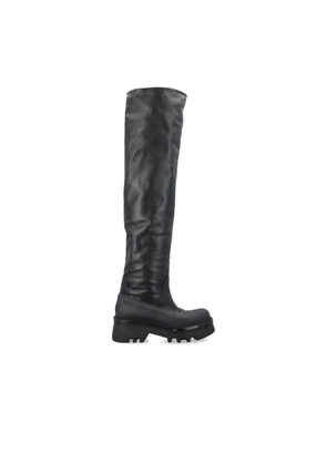 Chloé Black Leather Over The Knee - EU40/US10