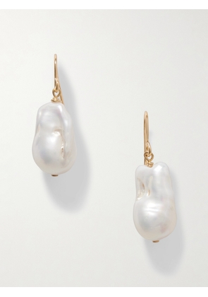 Jil Sander - Gold-tone Pearl Earrings - White - One size